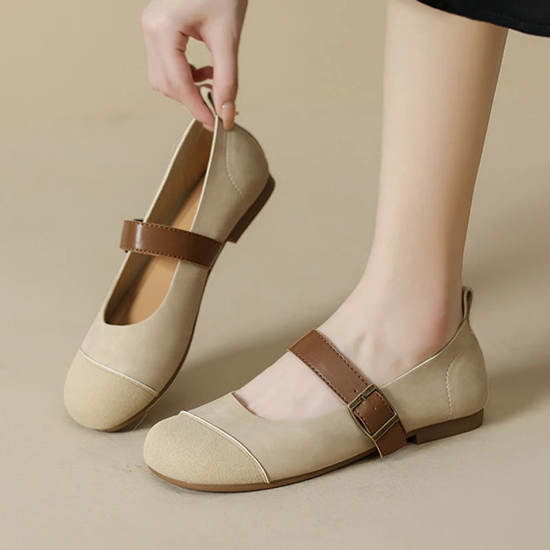 Buckle Strap Flats