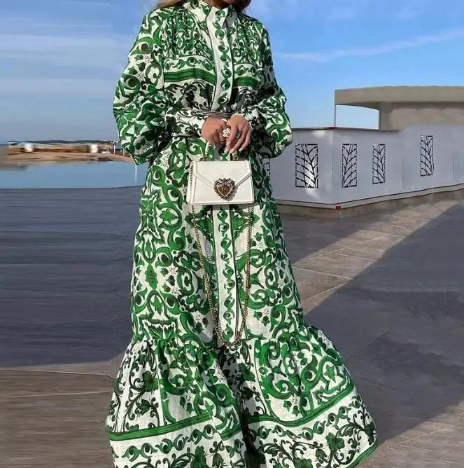 Retro Maxi Dress