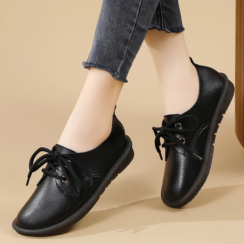 Soft Soled Lace Up Shoes