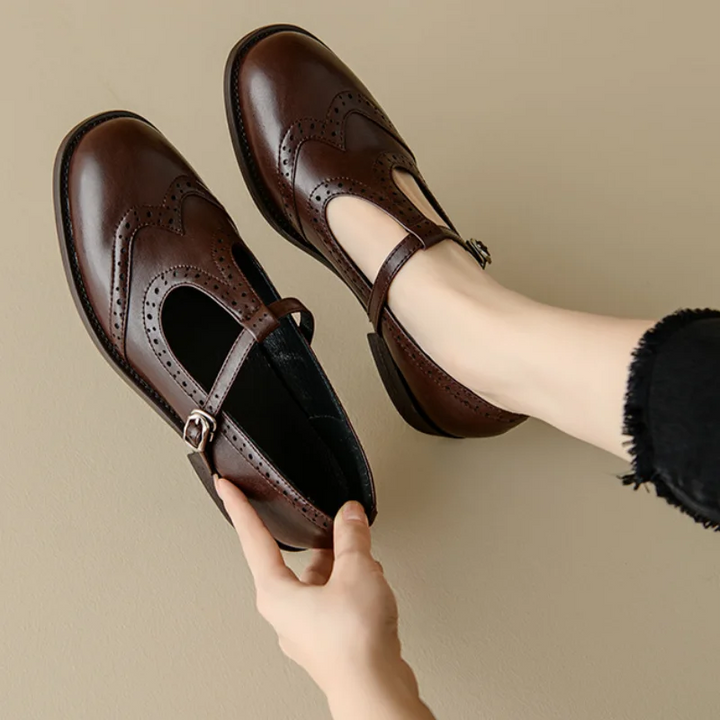 Retro Brogue Sandals