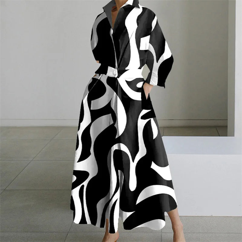 Print Long Dress