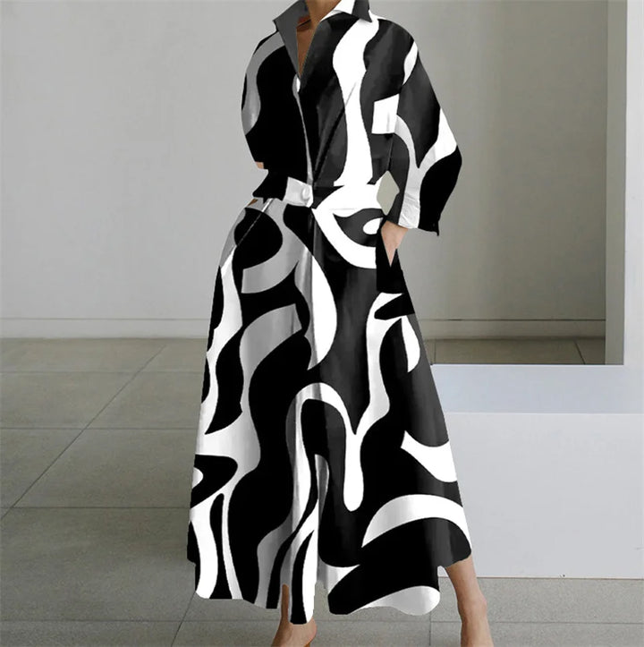 Print Long Dress
