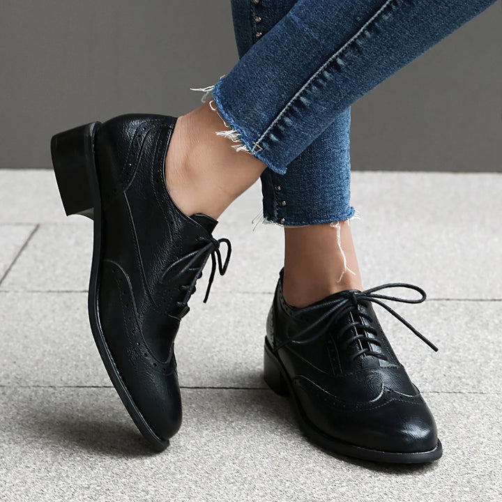 Oxford Brogue Flats