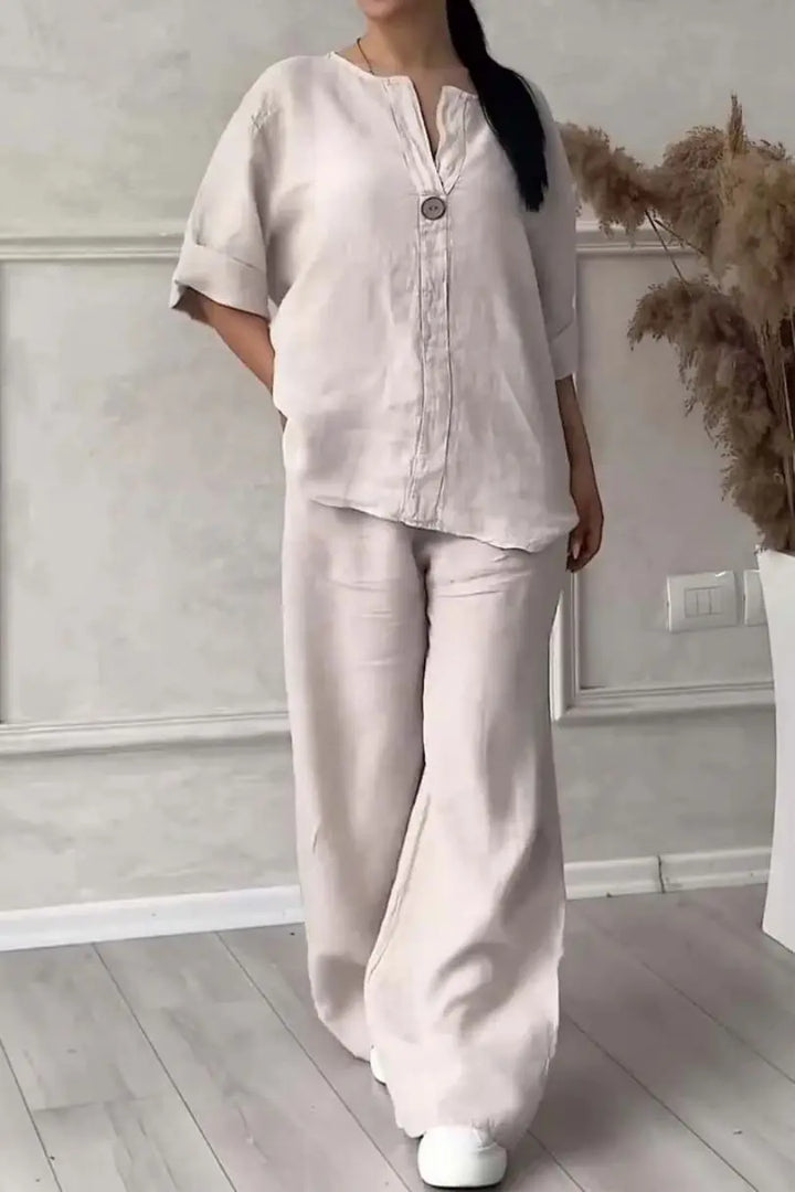 Linen Loose Set
