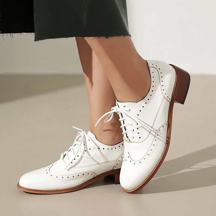 Oxford Brogue Flats