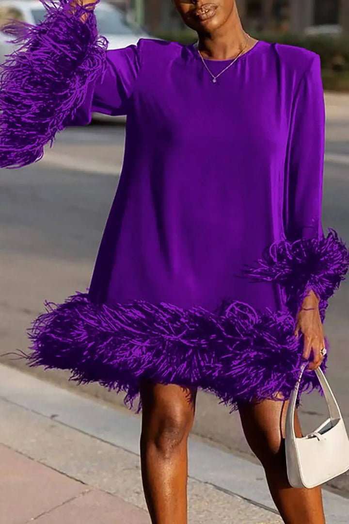 Feather Light Mini Dress