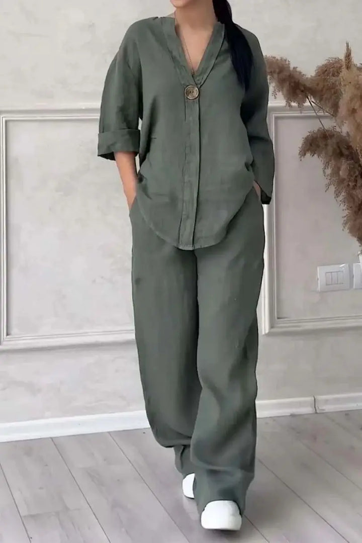 Linen Loose Set