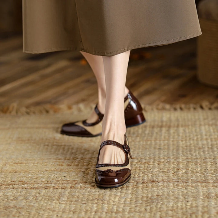 Retro Brogue Pumps