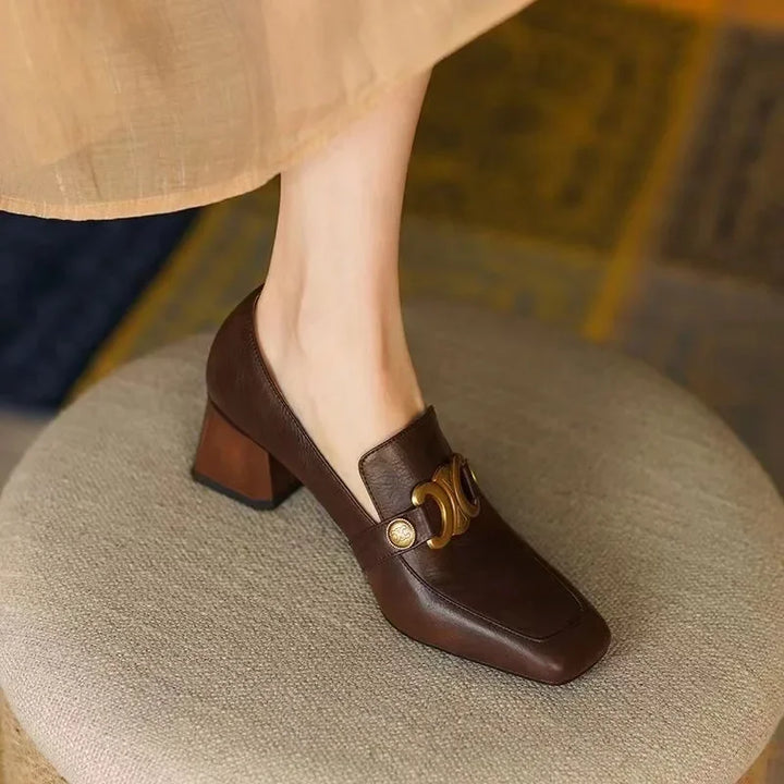 Square Head British Pumps