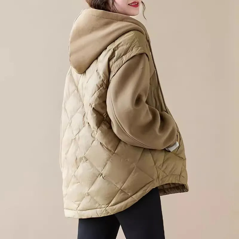 Casual Loose Hooded Women Parka