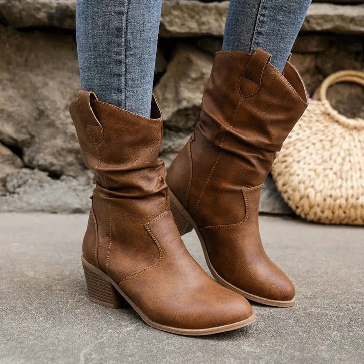 Block Heel Boots
