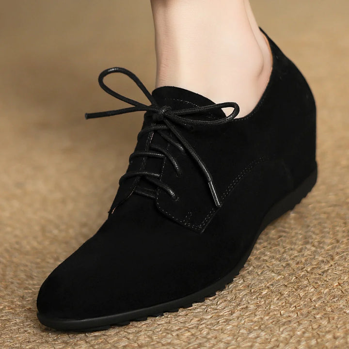 Leather Lace-up Oxfords