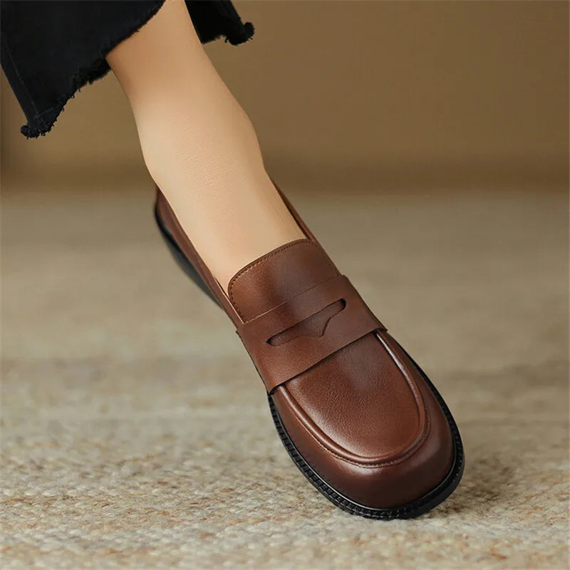 Low Heel Loafers