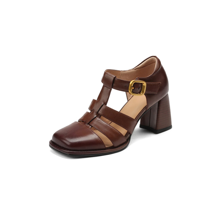 Vintage Closed Toe Sandals