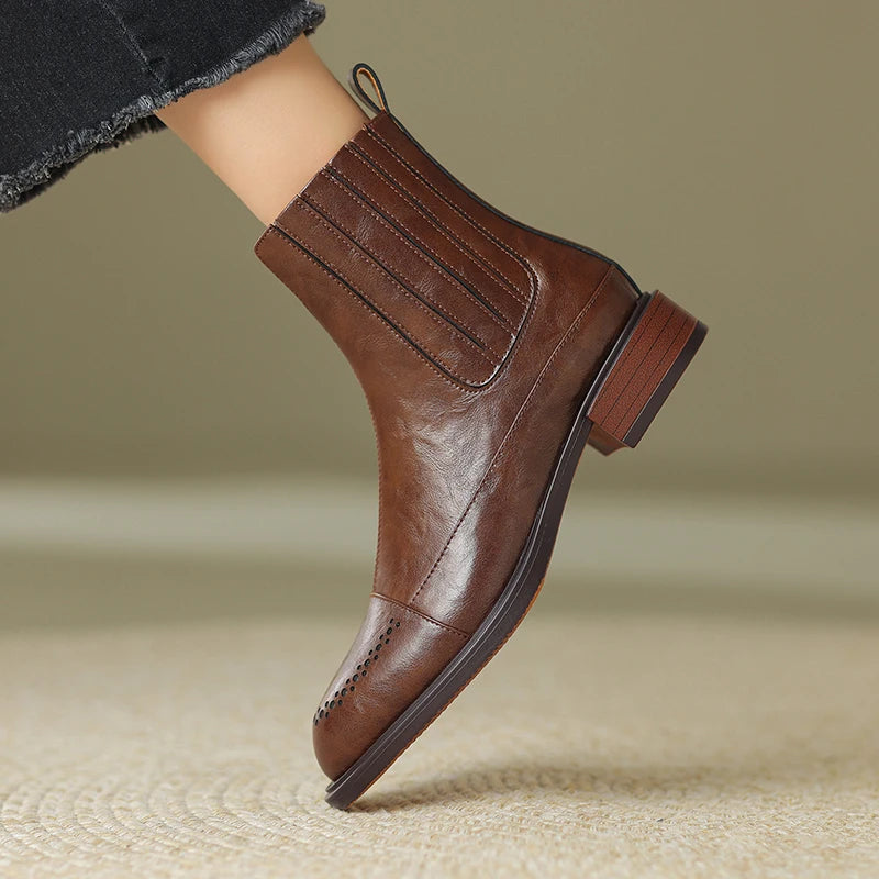 Block Ankle Shoes