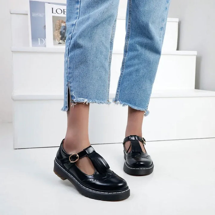 Vintage Fringe Brogue Shoes