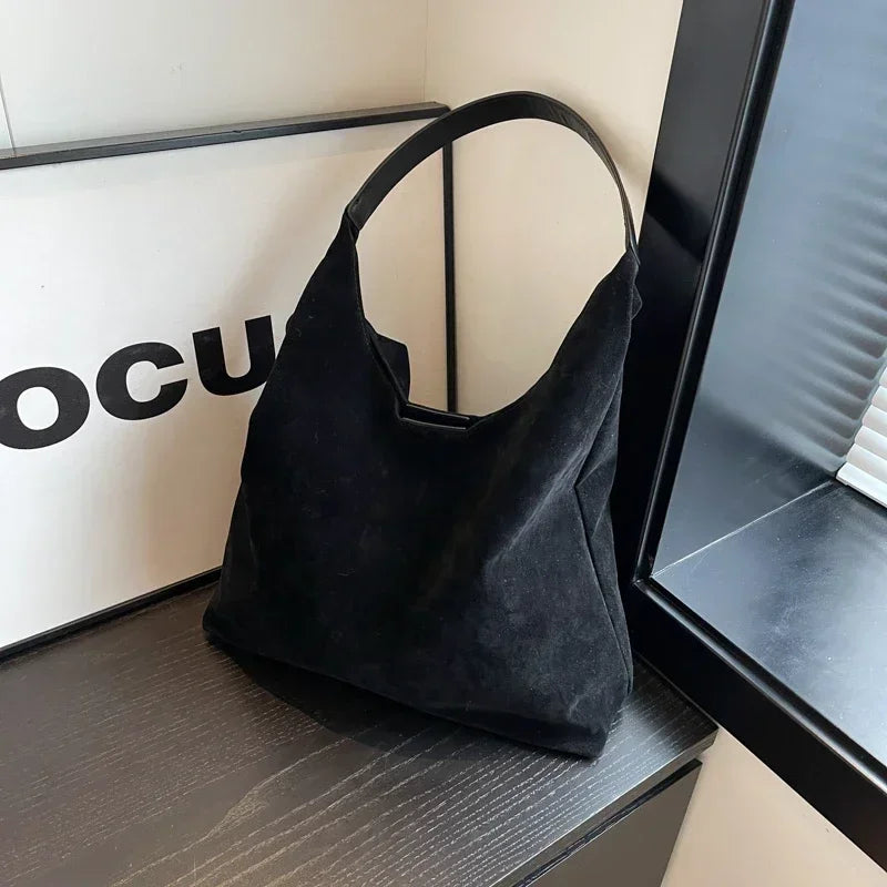 Suede Shoulder Bag