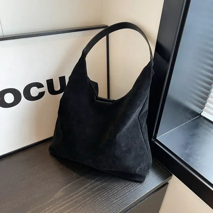 Suede Shoulder Bag