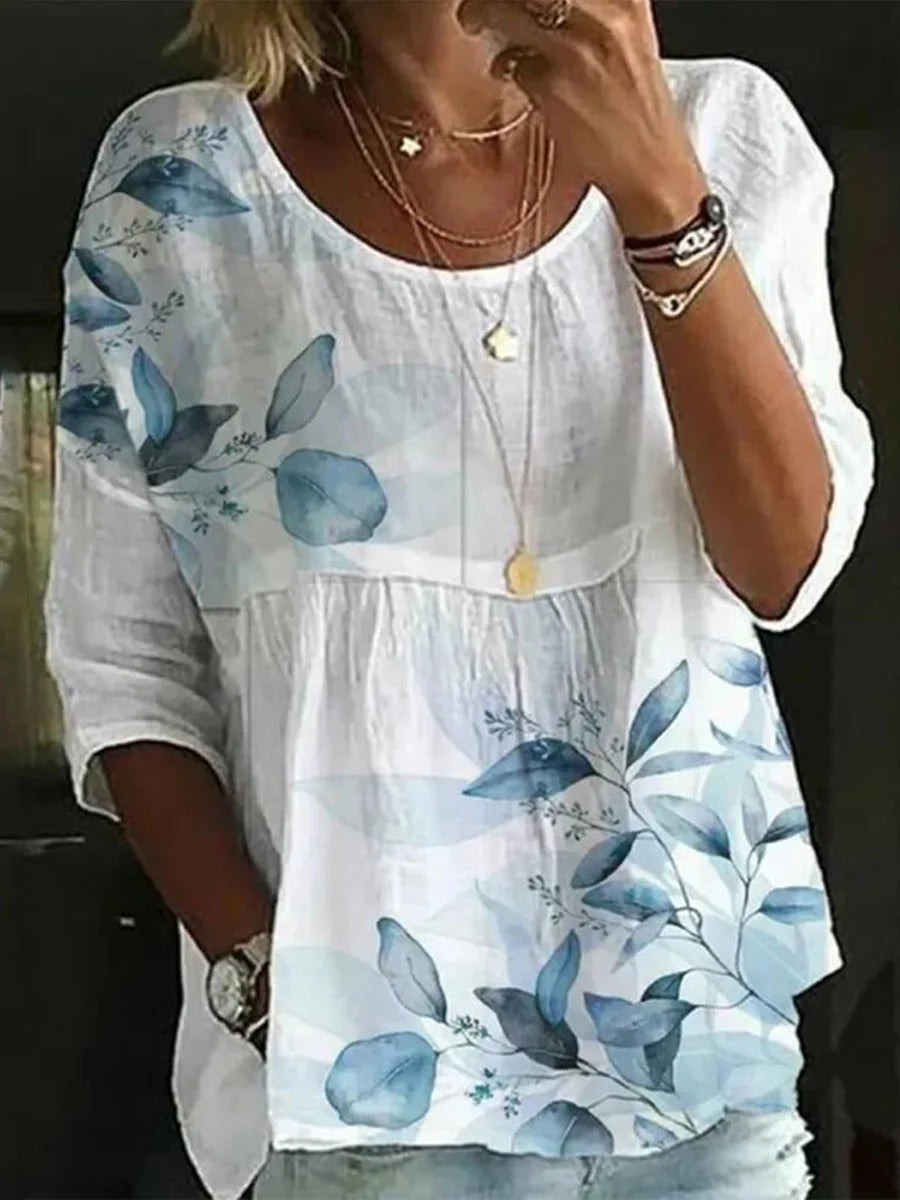 Casual Floral Blouse