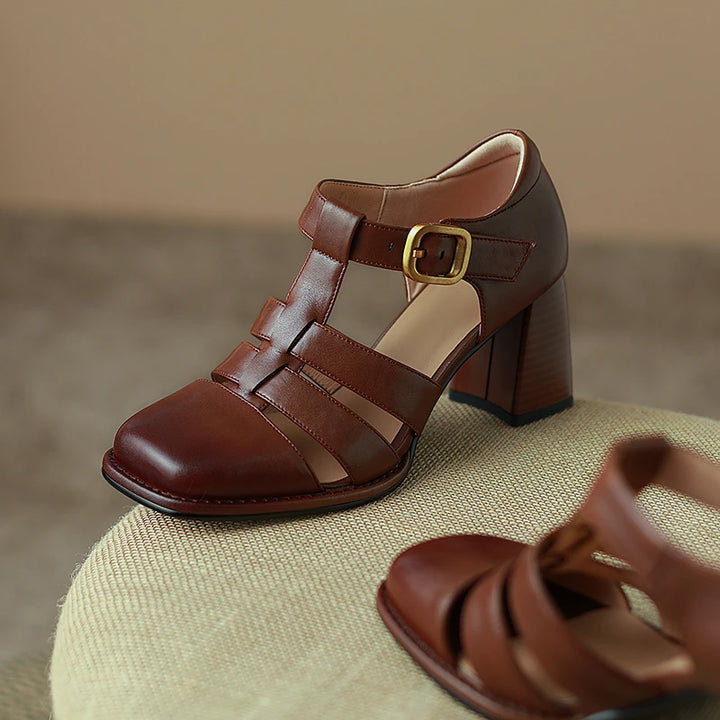 Vintage Closed Toe Sandals
