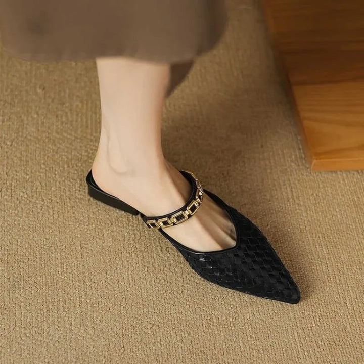 Pointed Toe Design Shallow Slip on