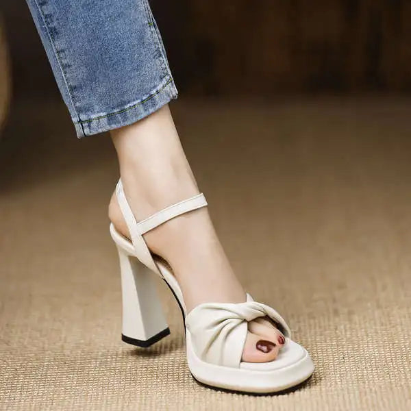 High Heel Open Toe Sandals