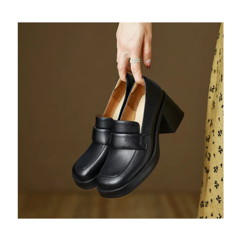 Platform British Style Women's Shoes