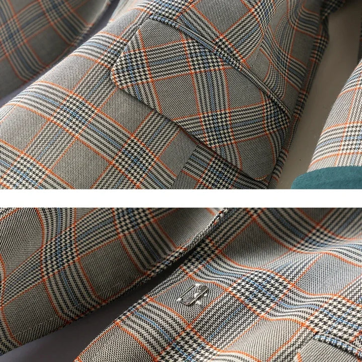 Light Plaid Blazer