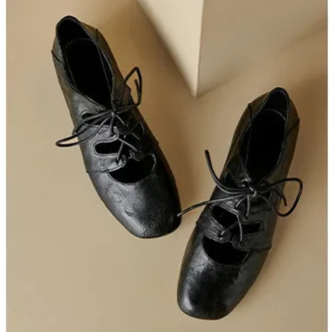Front Cross Strap Women Shoes