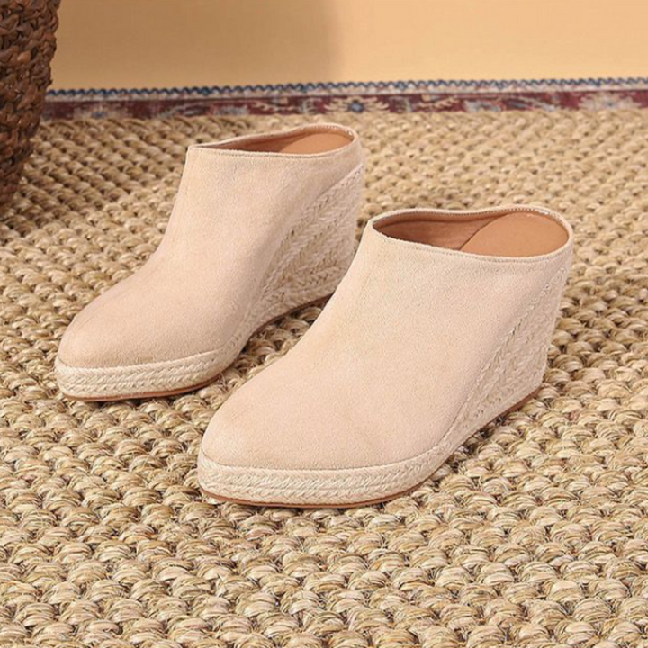 High Wedge Mules