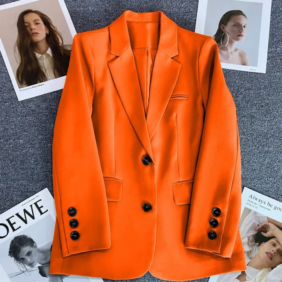 Long Sleeve Single Breasted Blazer