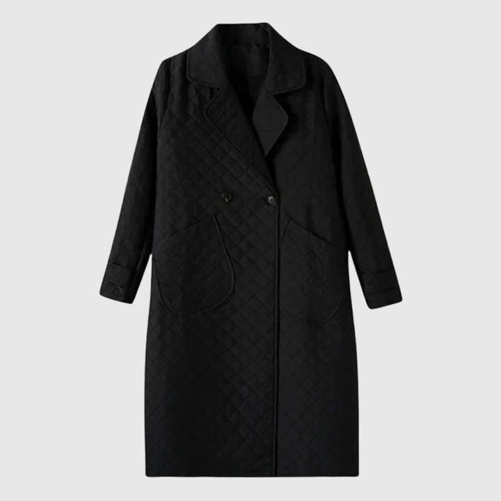 Diamond Grid Loose Style Coat