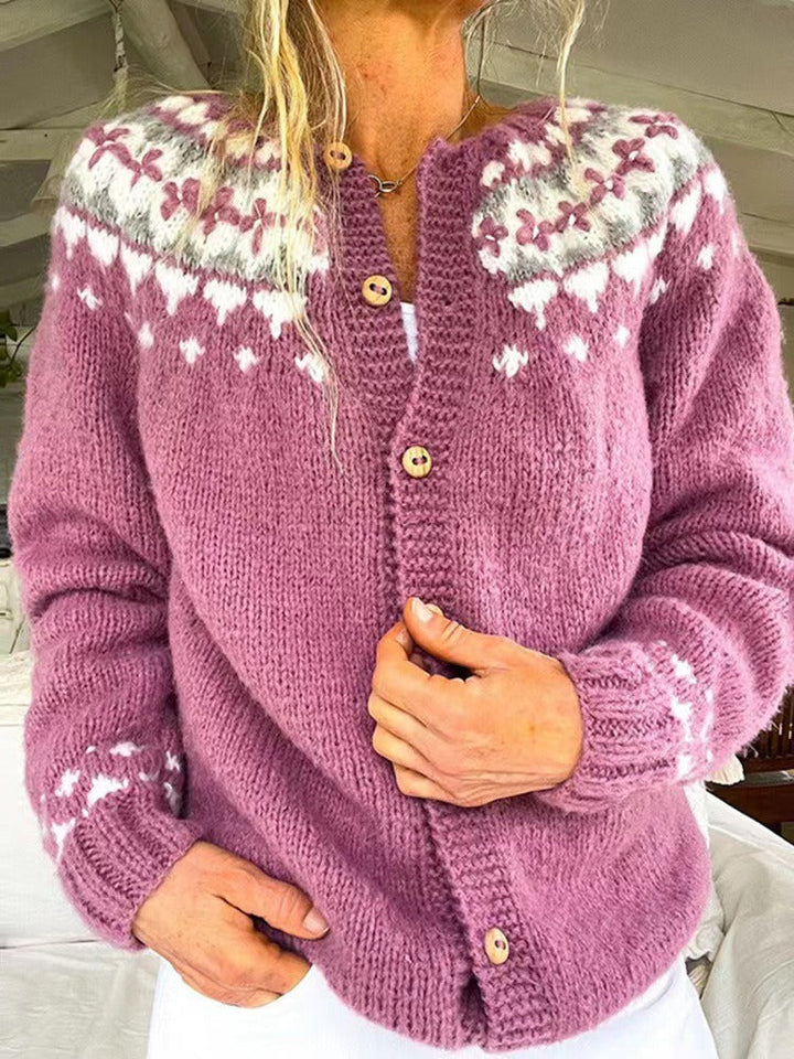 Purple Boho Cardigan