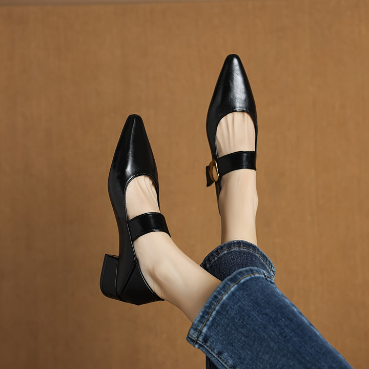 Women's Pointed Toe Retro Loafers