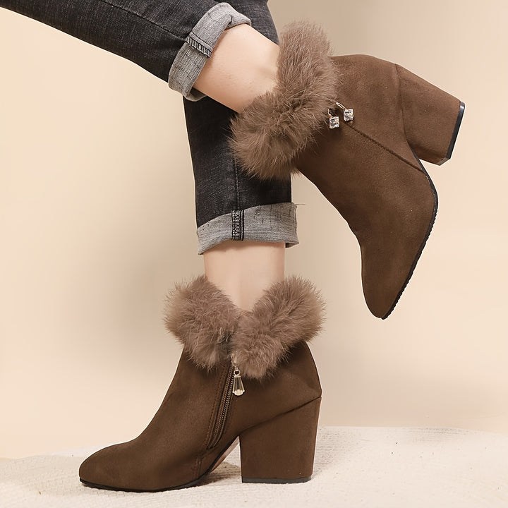 Women's Short Boots with Pointed Toes