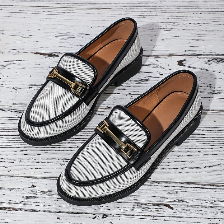 British Retro Slip-On Loafers