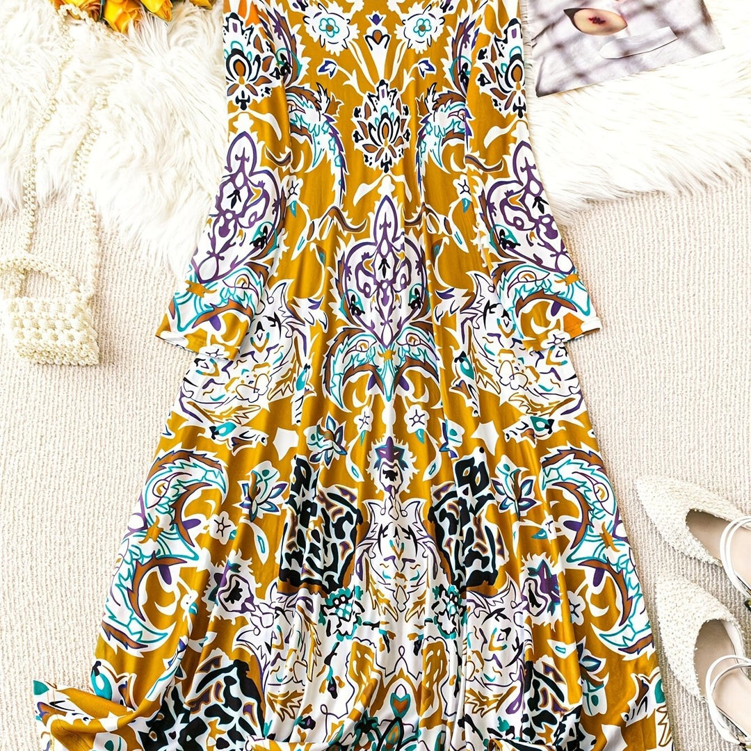 Vintage Long Sleeve Dress