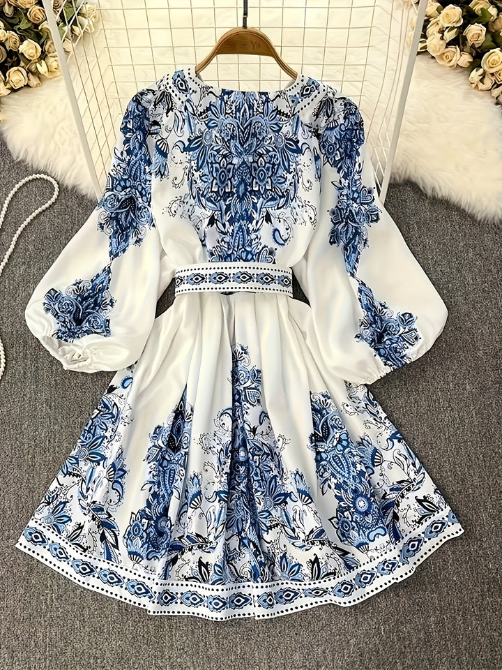 Blue Floral Dress