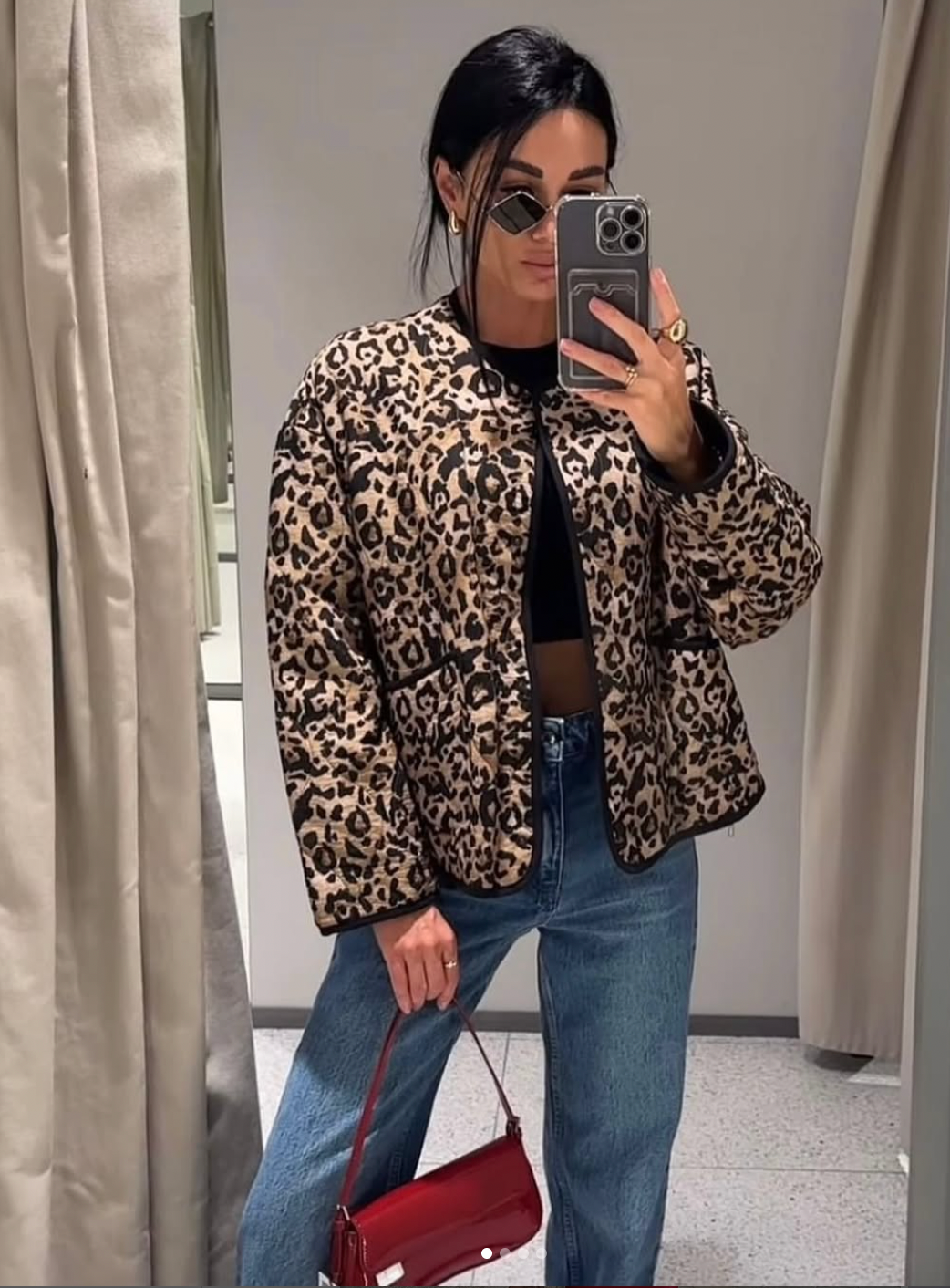 Leopard Quilted Jacket