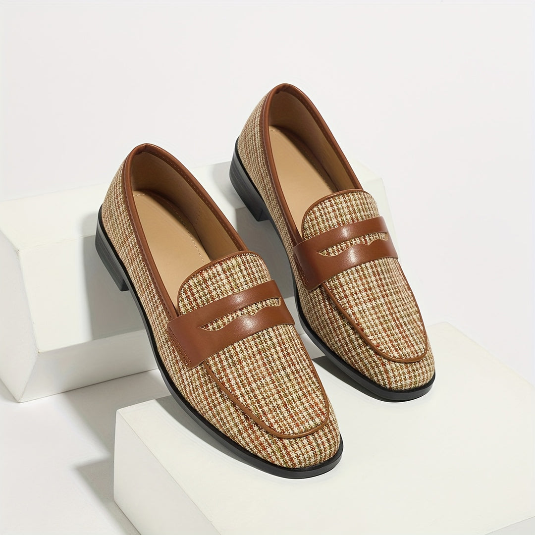 Square Toe Vintage Loafers