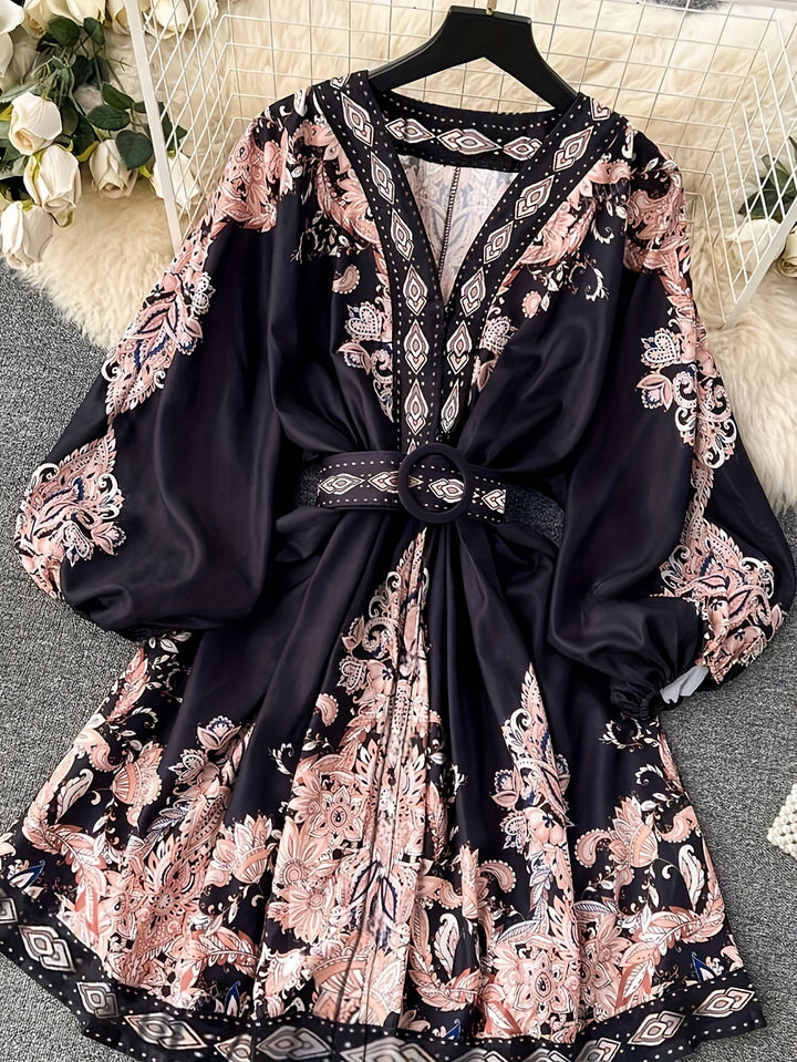 Blue Floral Dress