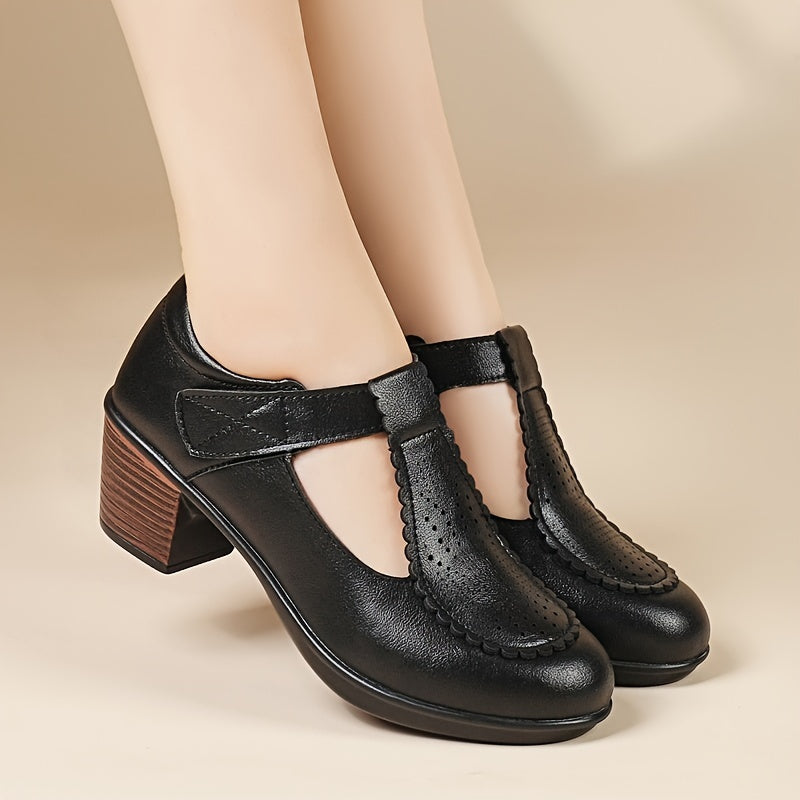 Chunky Heel Dress Shoes