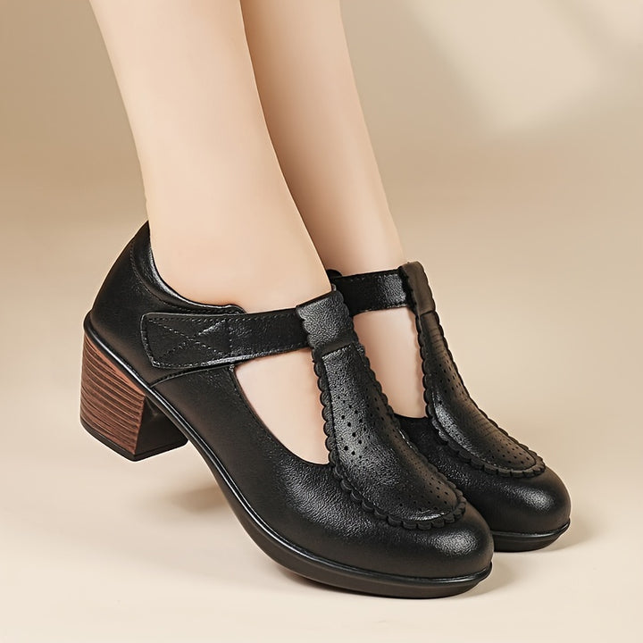 Chunky Heel Dress Shoes