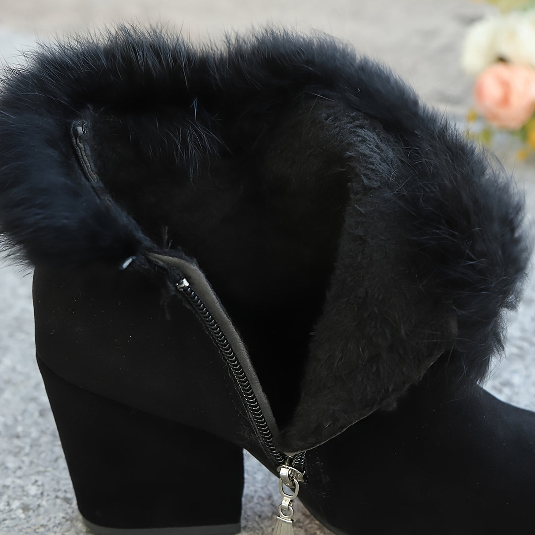 Women's Short Boots with Pointed Toes