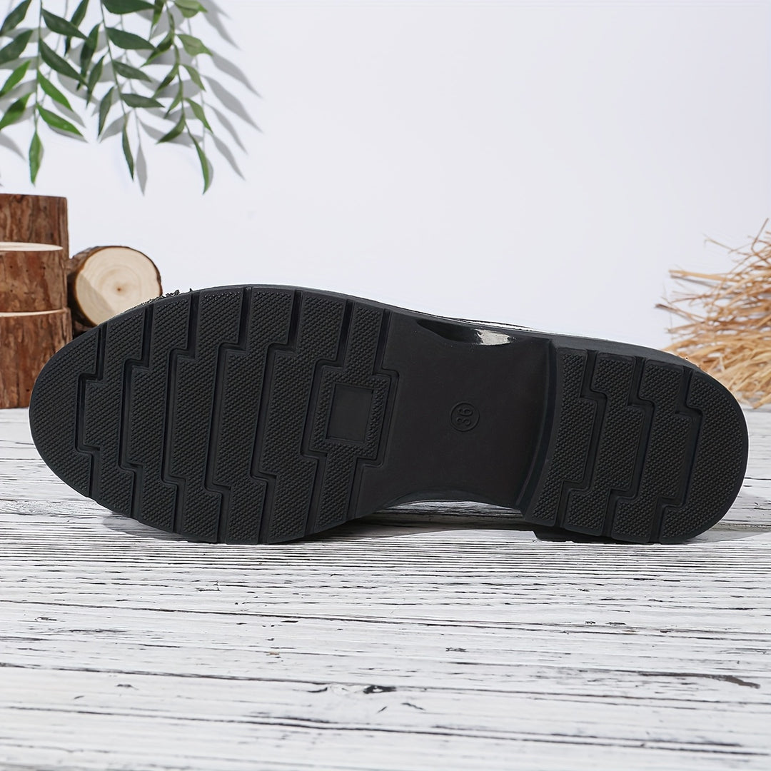 British Retro Slip-On Loafers