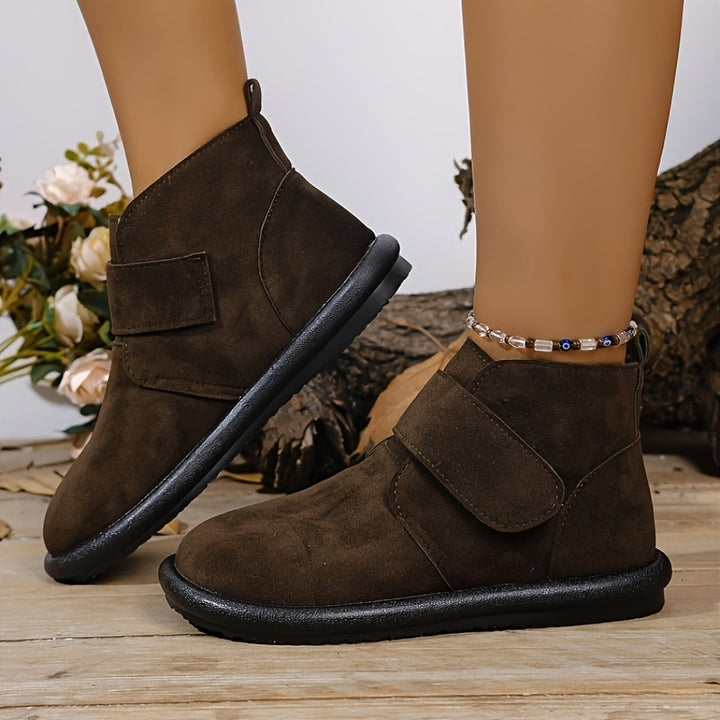 Round Toe Flat Boots