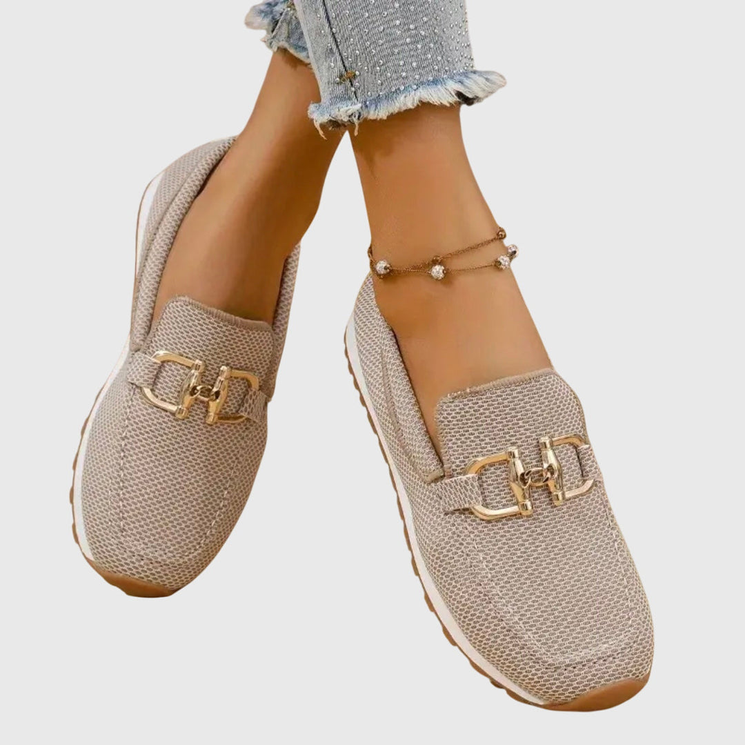 Soft Buckle Loafers