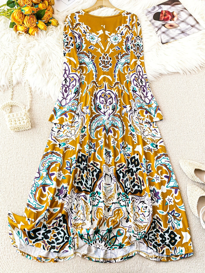 Vintage Long Sleeve Dress