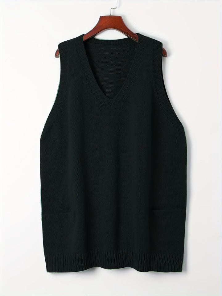 Knit V-Neck Vest