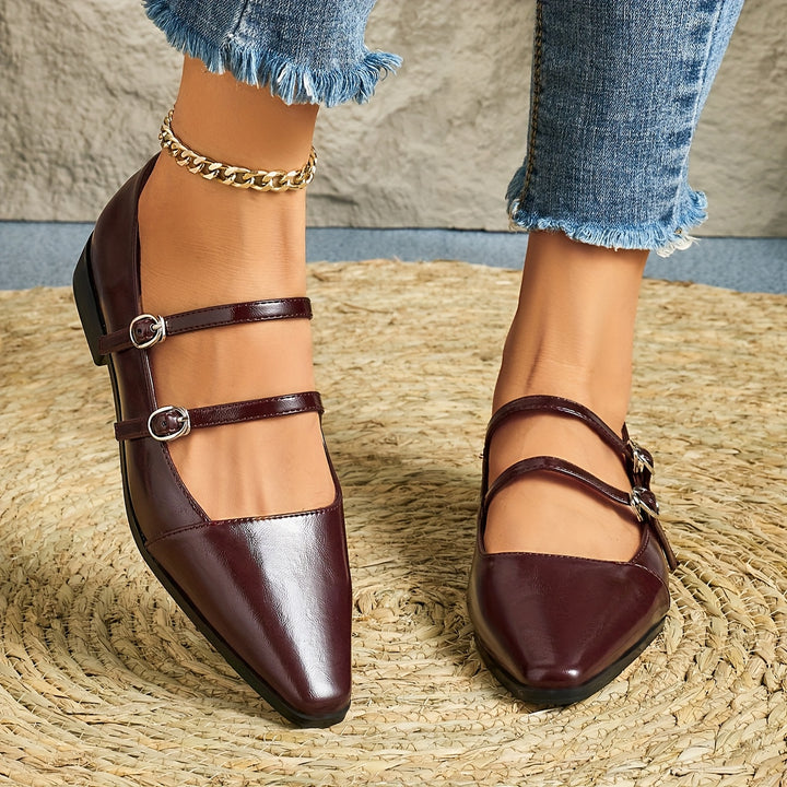 Retro British Square Toe Mary Jane Shoes